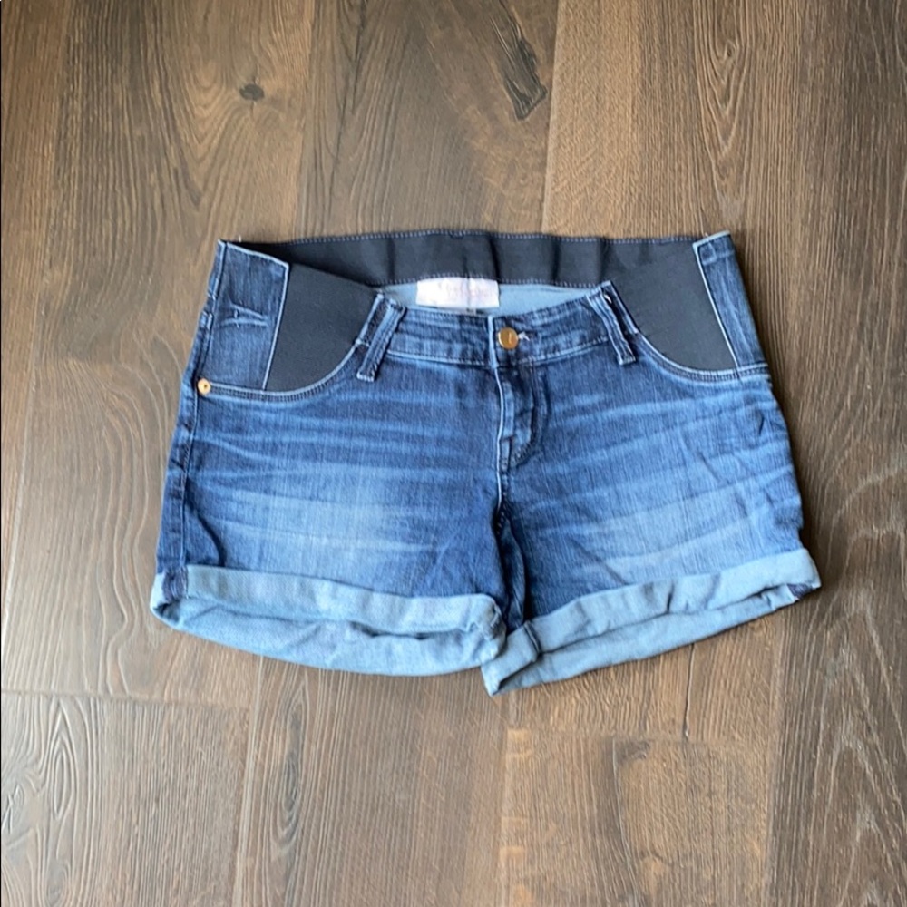 Side Panel Midi MATERNITY Jean Short